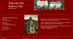 Desktop Screenshot of kehilakv.cz